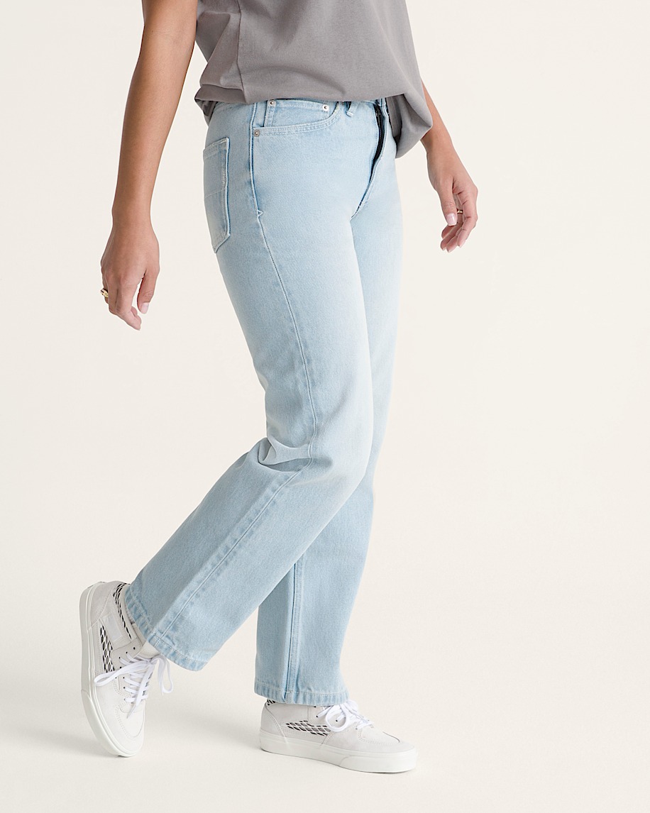 Check5 Mid Rise Straight Pants VANS Light Stonewash Blue ALT5