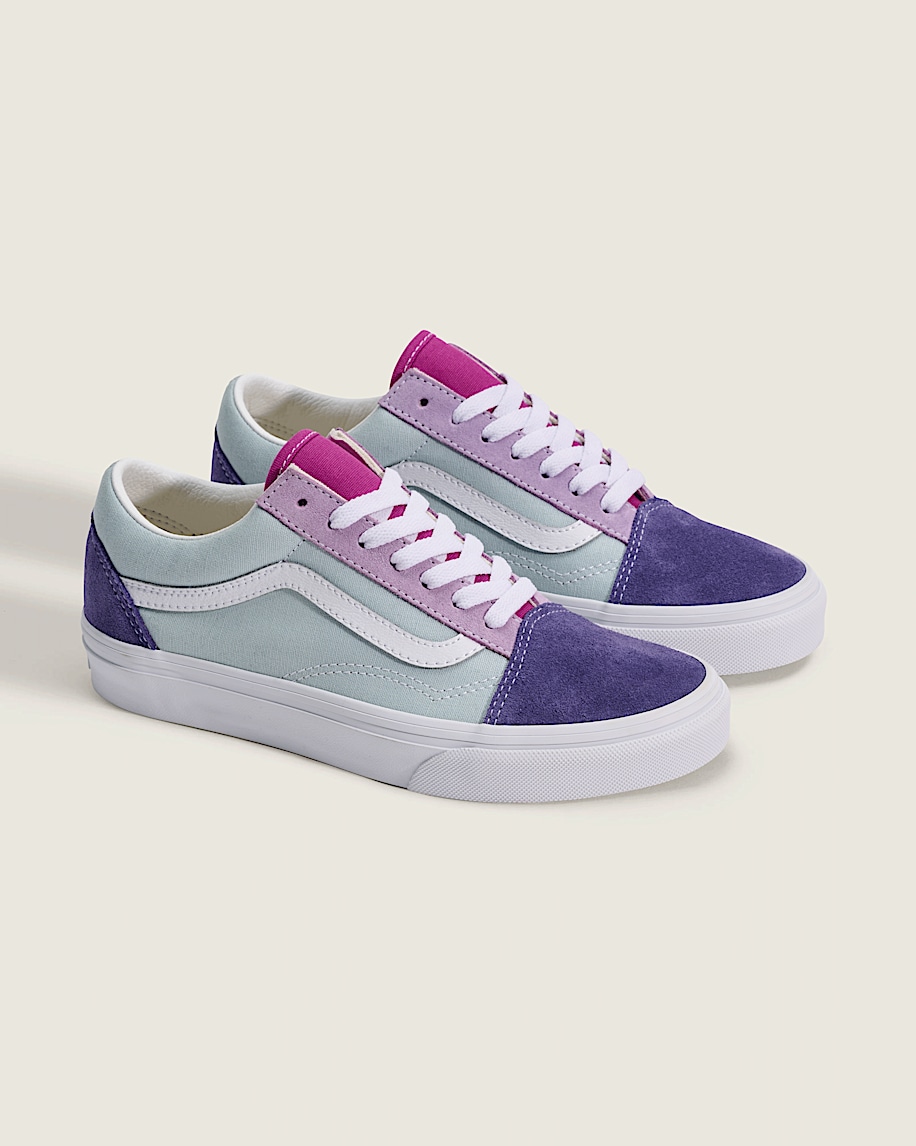 Old Skool Shoe VANS Color Block Light Purple  Blues ALT1