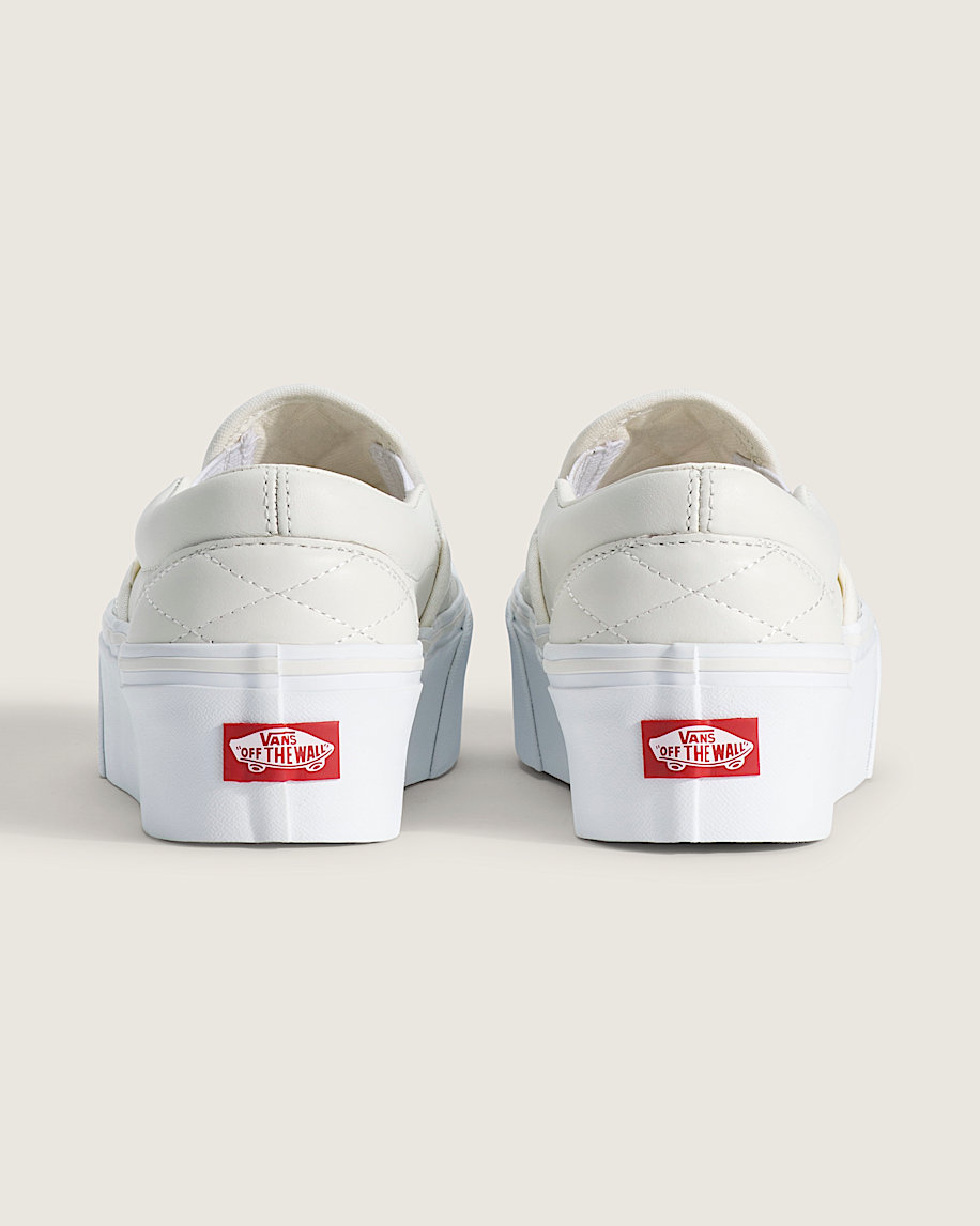 Classic SlipOn Platform Shoe VANS Marshmallow White ALT3