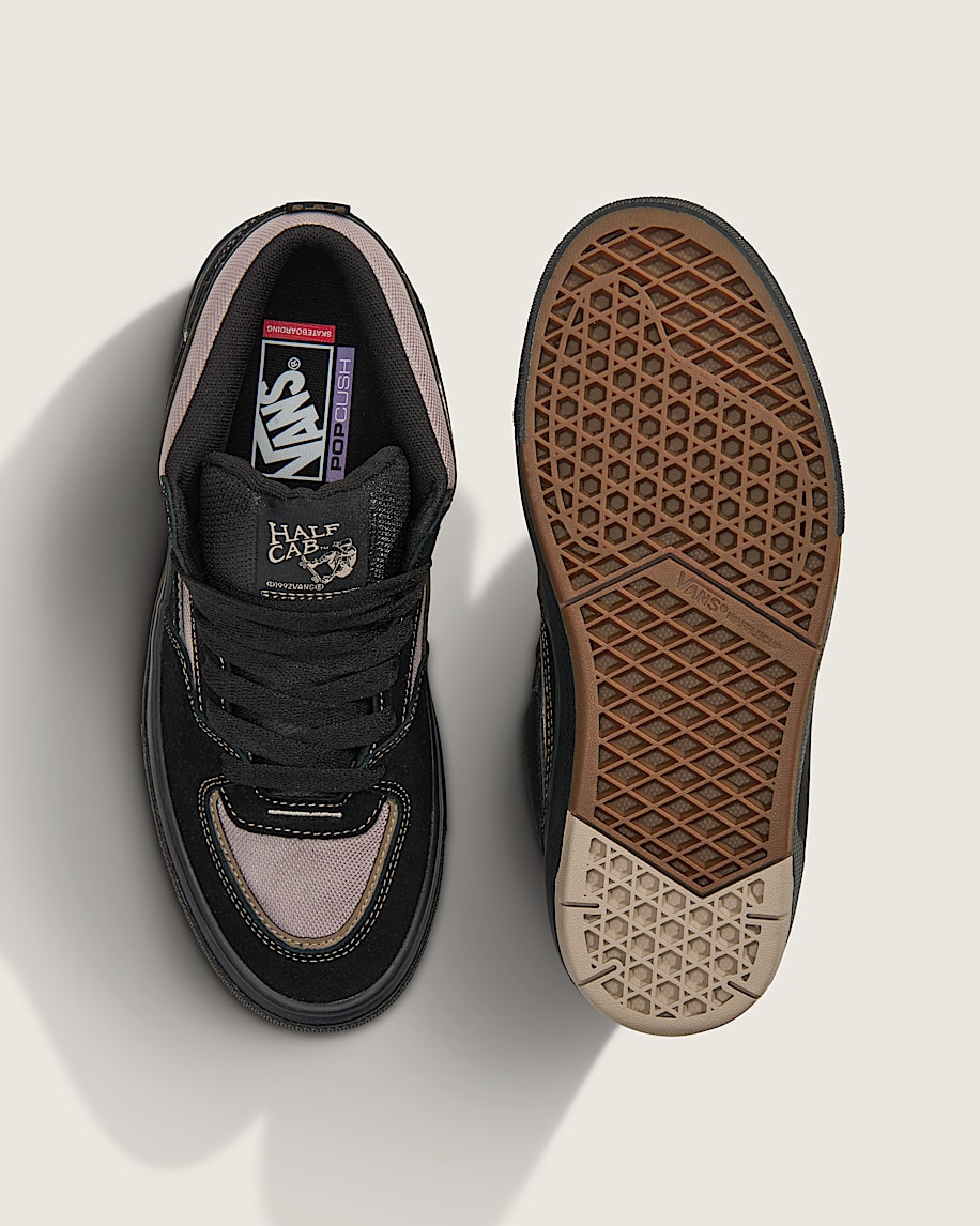 Skate Half Cab Wafflecup Shoe VANS Black  Peyote Beige ALT2