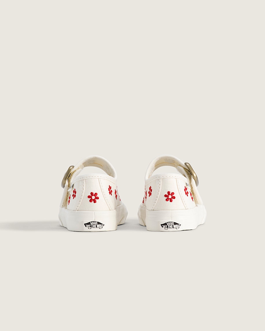 Toddler Mary Jane Shoe VANS White  Racing Red ALT3