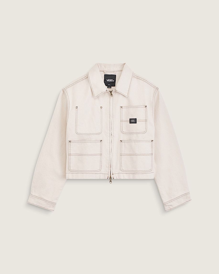 Emily Boxy Work Wear Jacket VANS Natural Seed HERO