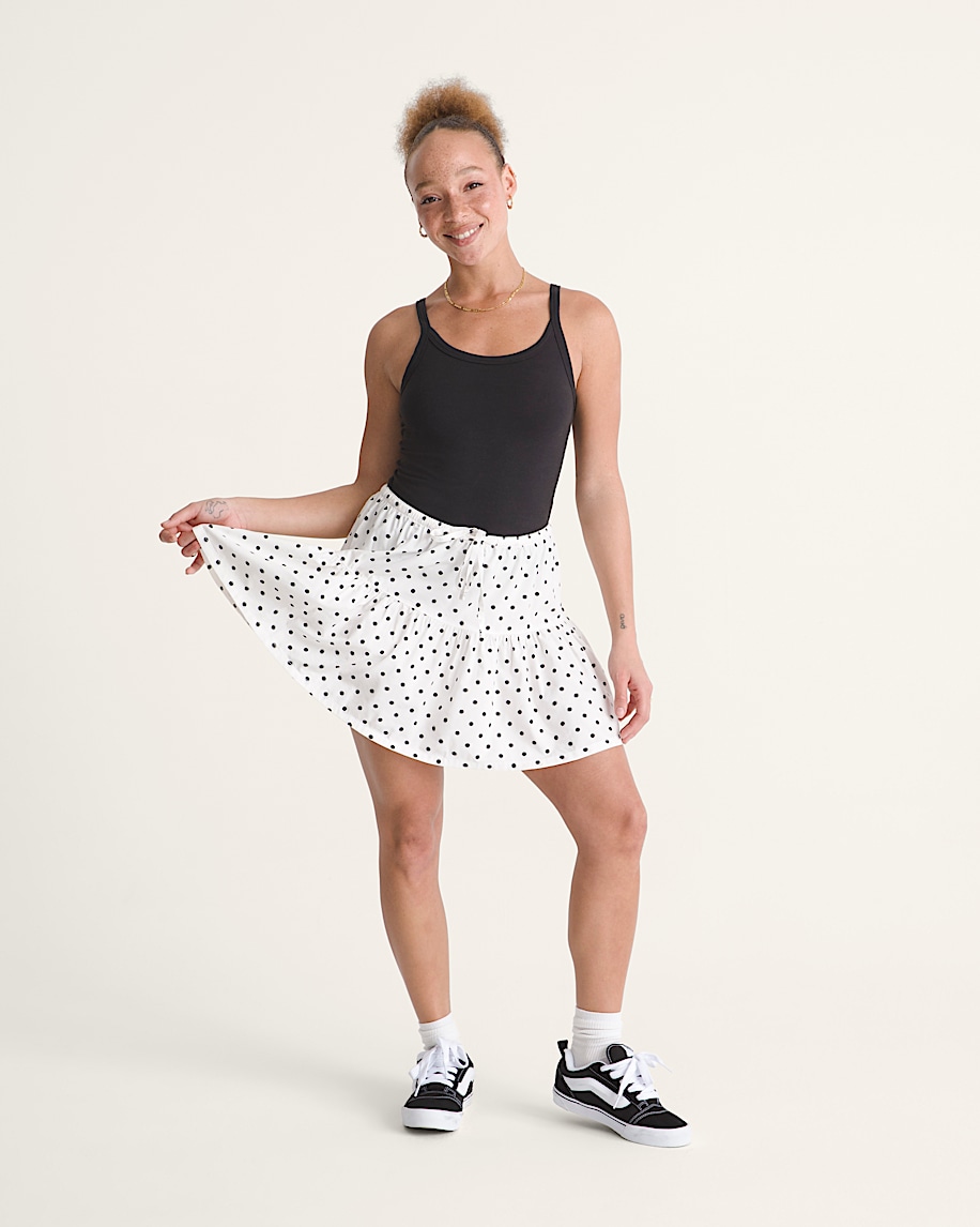 Francesca Mini Skirt VANS Egret White ALT3