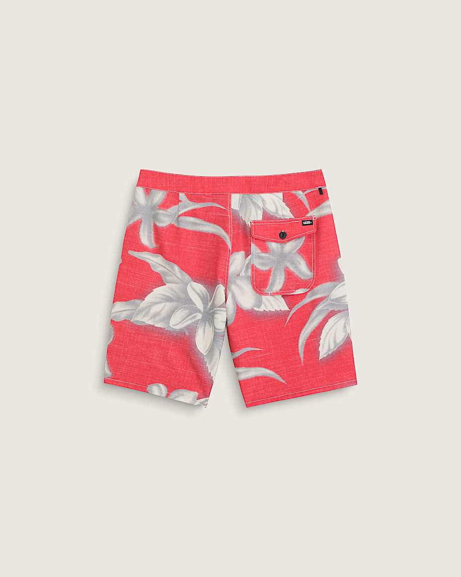 Airbrush Floral Boardshorts VANS Crimson Haze Red ALT1