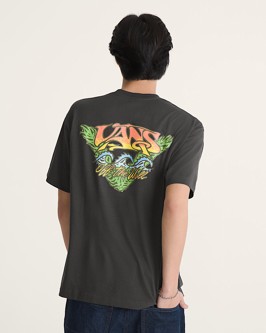 Tshirt Triple Wave Surf Club VANS Noir dlav ALT3