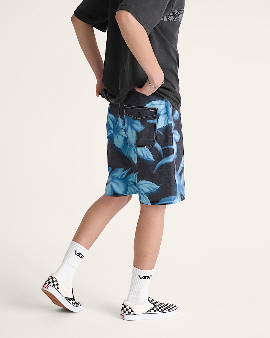 Airbrush Floral Boardshorts VANS Black ALT6