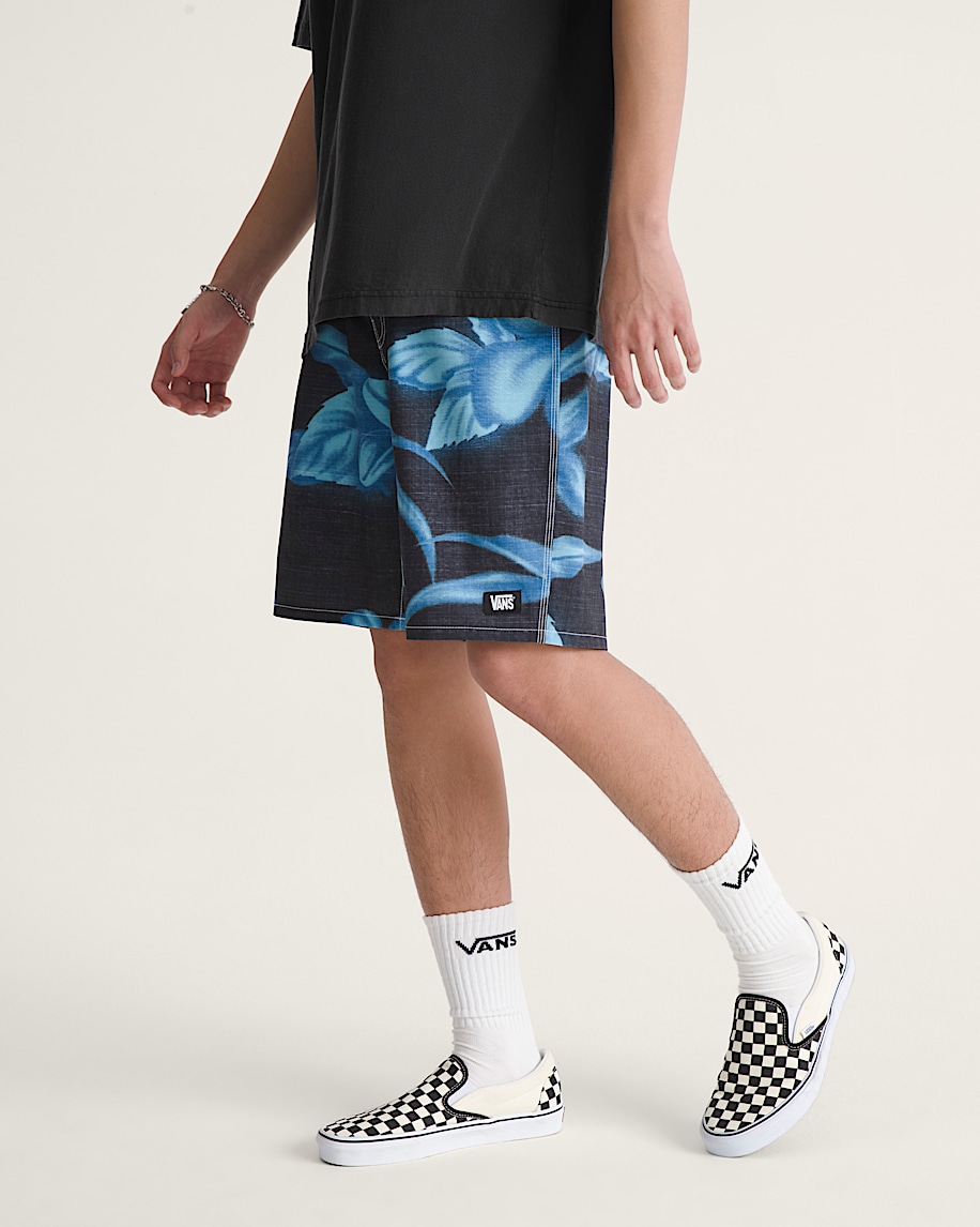 Airbrush Floral Boardshorts VANS Black ALT5