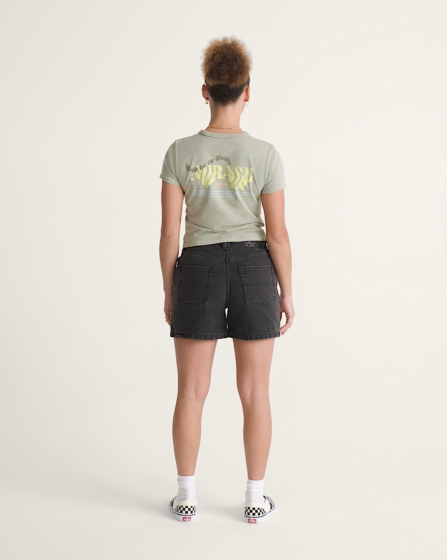 Check5 Mid Rise Shorts VANS Washed Black ALT4