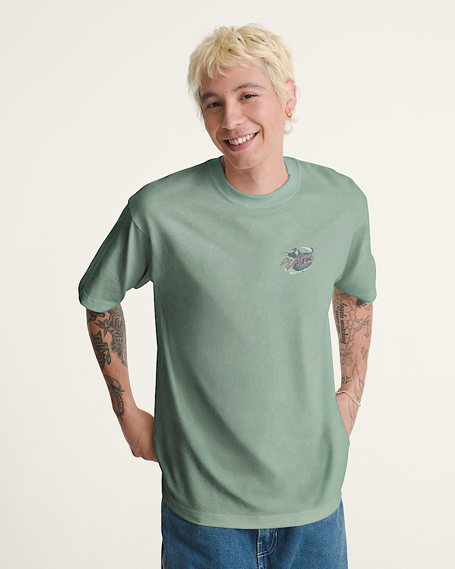 Grim Carver TShirt VANS Grey Olive ALT2