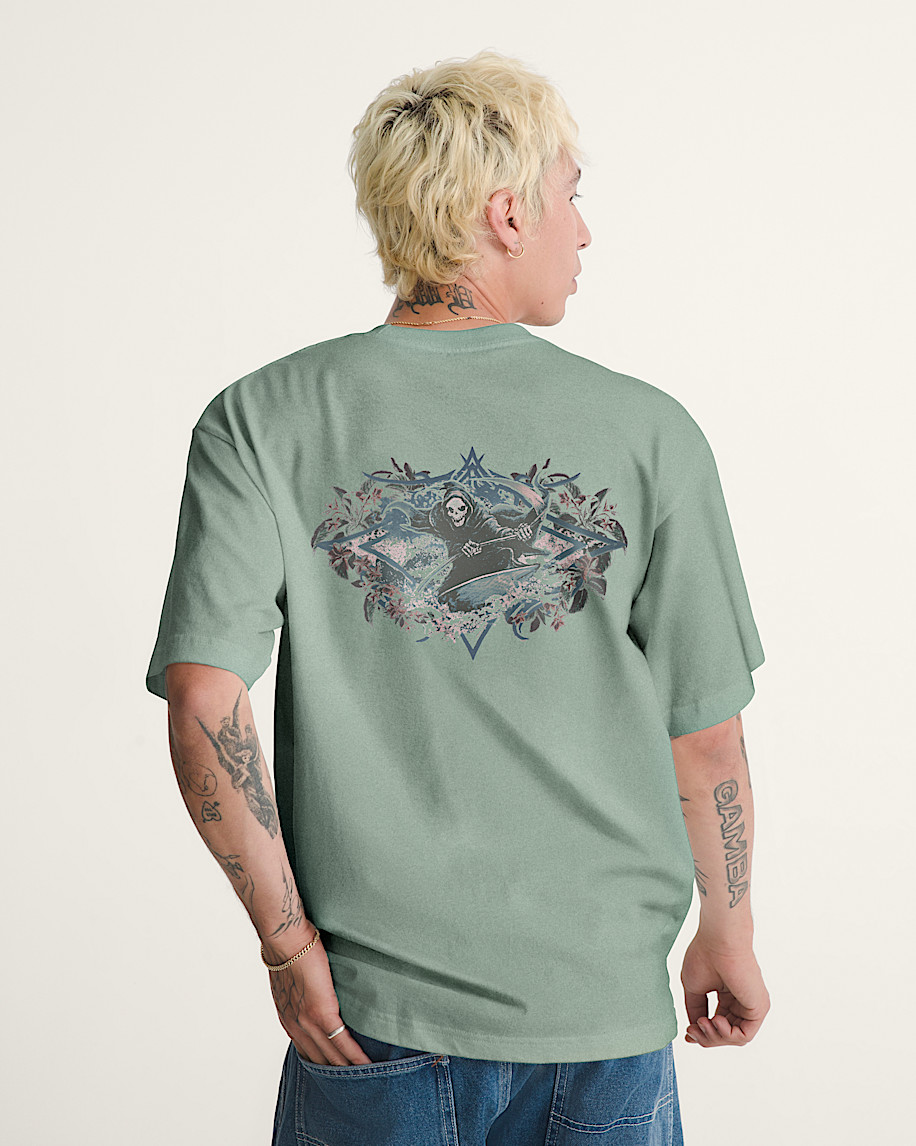 Grim Carver TShirt VANS Grey Olive ALT3