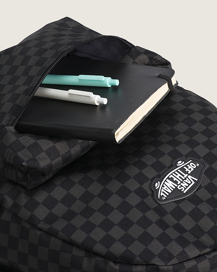 Old Skool Grom Check Backpack VANS Black ALT1
