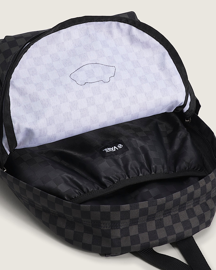 Old Skool Grom Check Backpack VANS Black ALT4