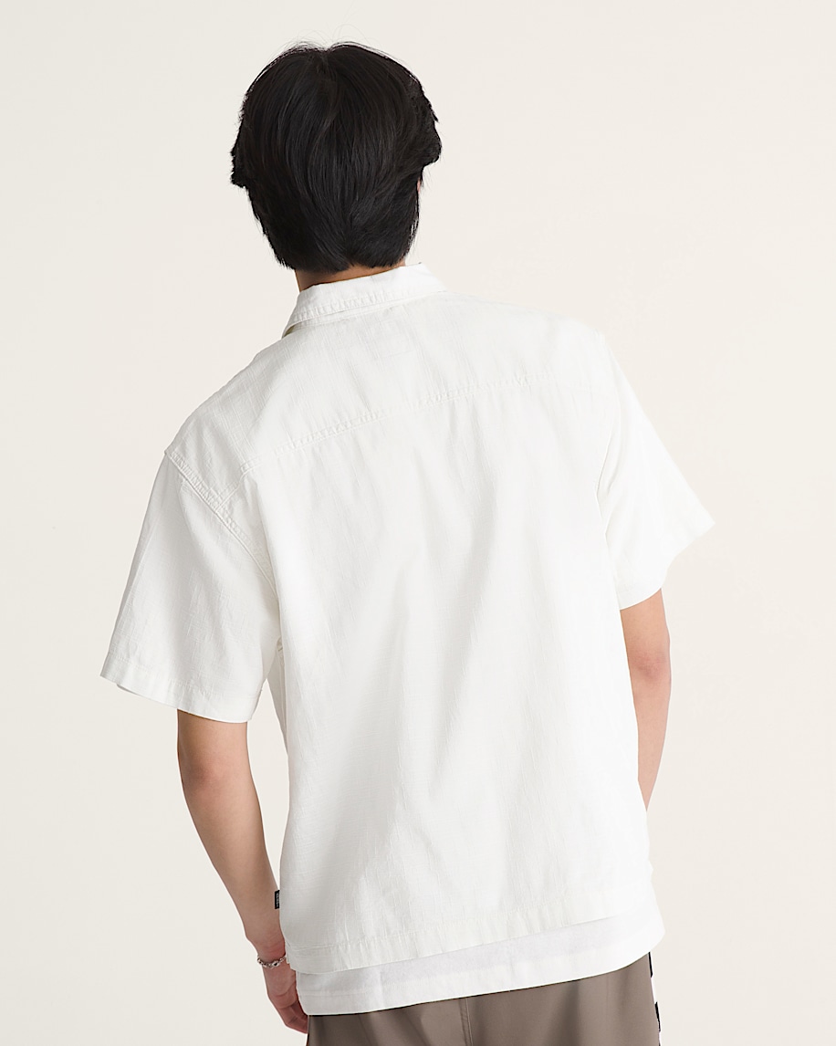 Larkspur Solid Shirt VANS Marshmallow White ALT3