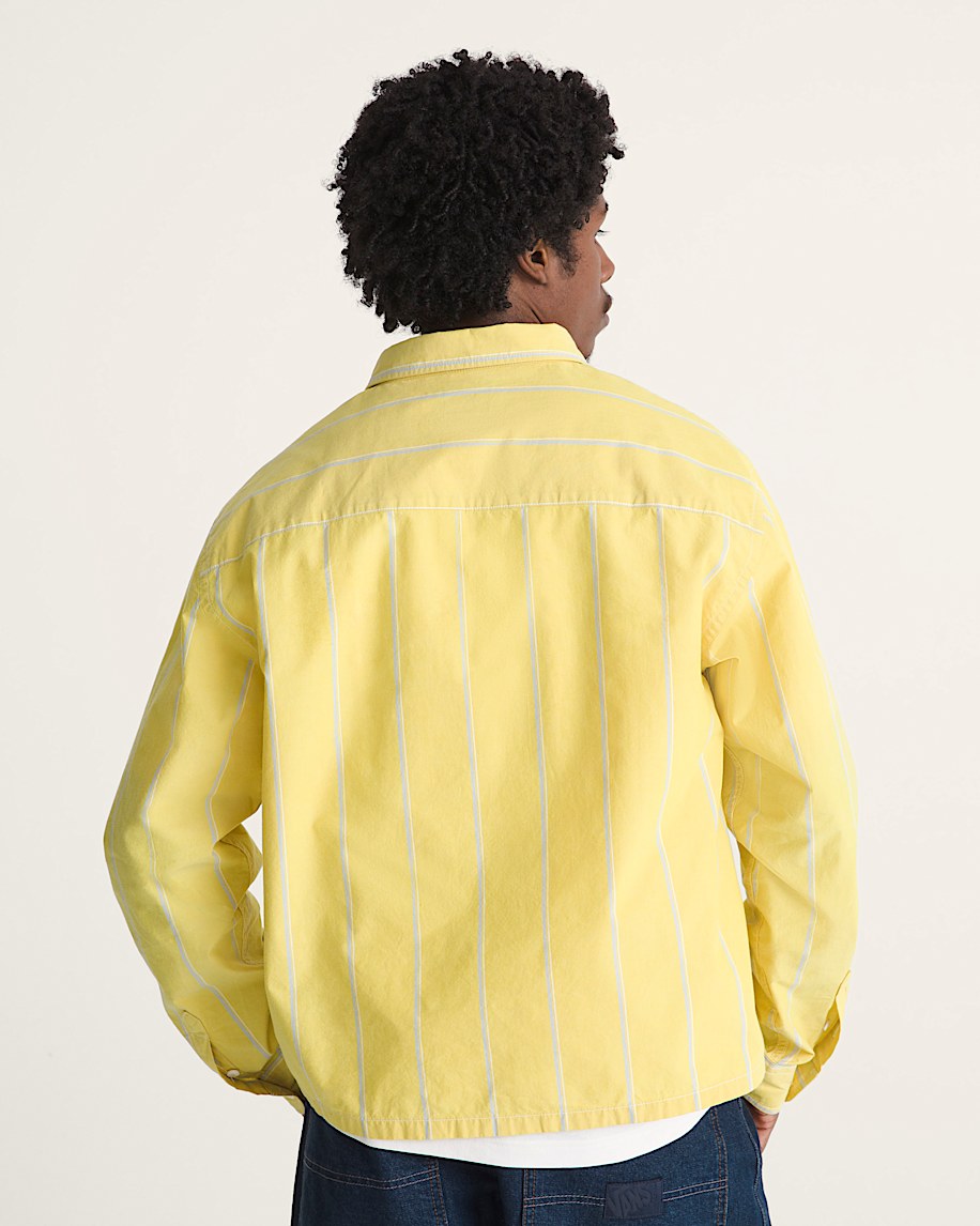 Striped Oxford Long Sleeve Shirt VANS Dusty Gold ALT3