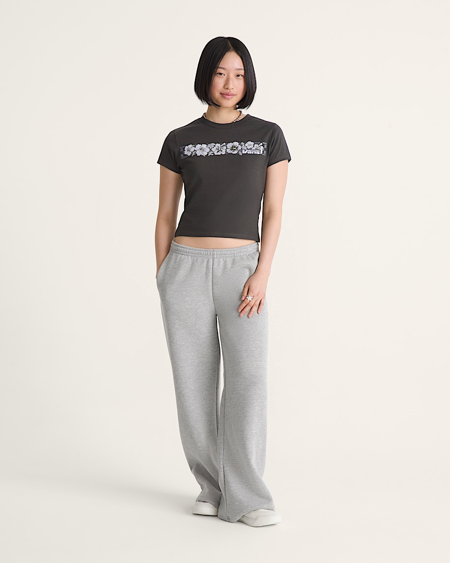 Salton Straight Fleece Pant VANS Cement Heather Grey ALT3