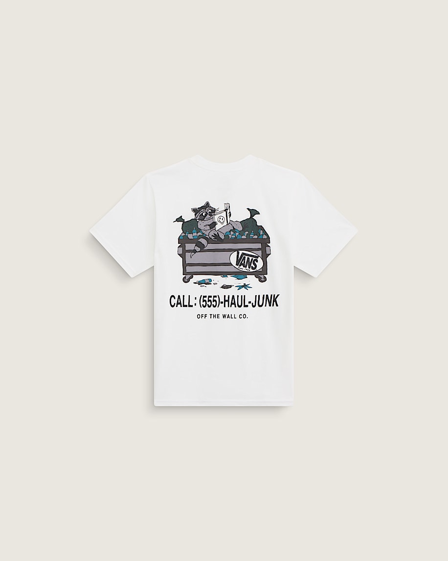 Kids Dumpster Raccoon TShirt VANS White HERO