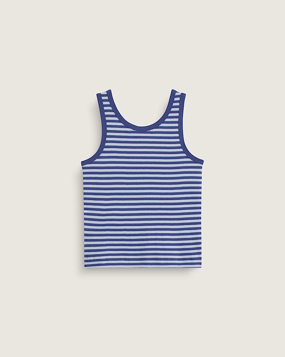 Kids Lily Stripe Tank VANS True Navy Blue ALT1
