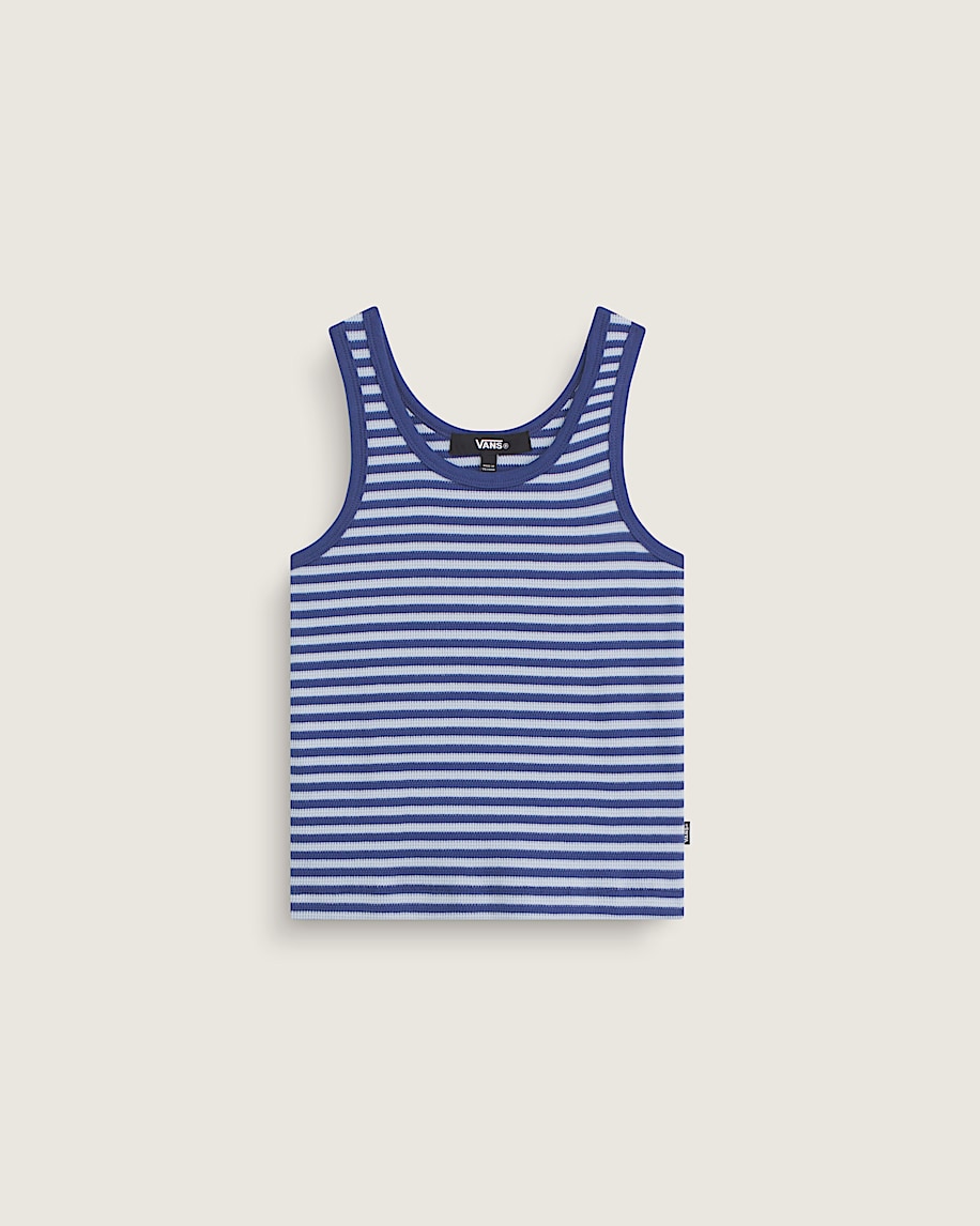 Kids Lily Stripe Tank VANS True Navy Blue HERO