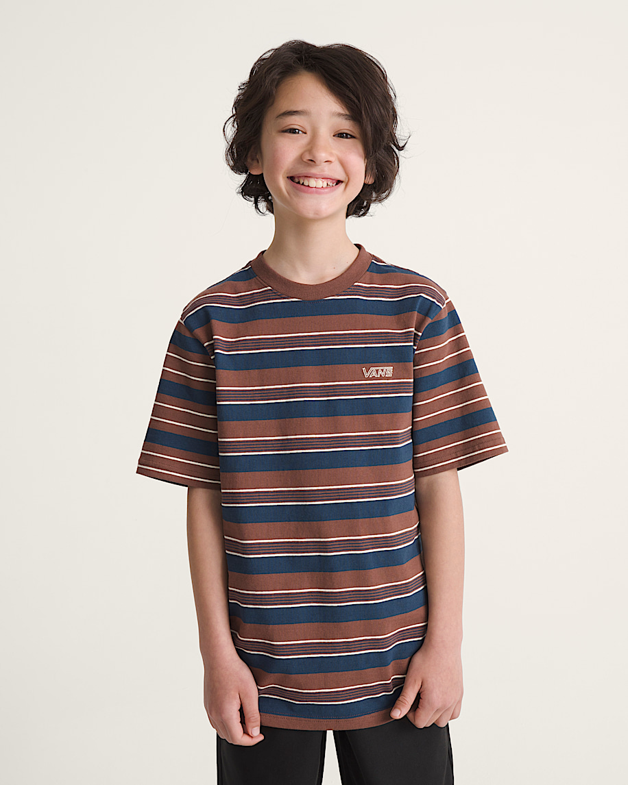 Kids Pismo Knit Shirt VANS Potting Soil Brown ALT2