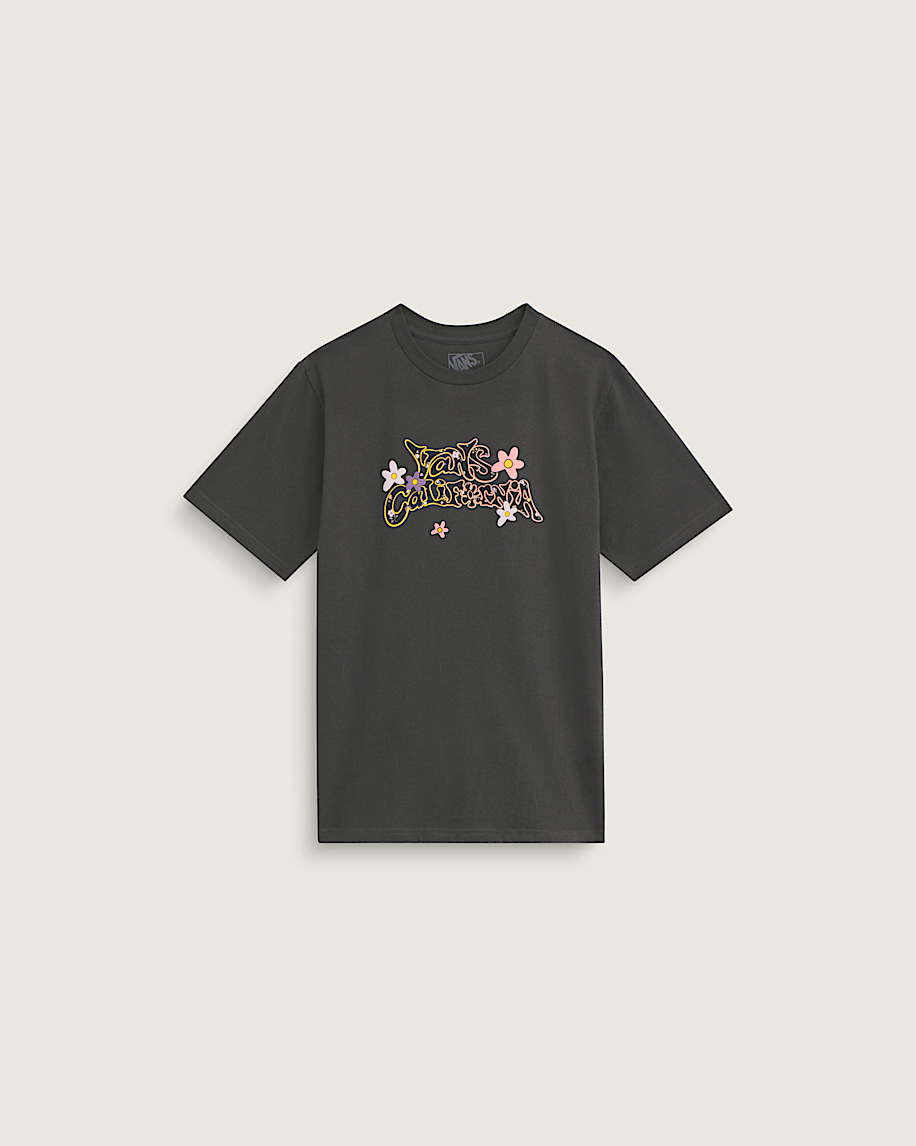 Kids Cali Ditsy Floral TShirt VANS Faded Black HERO