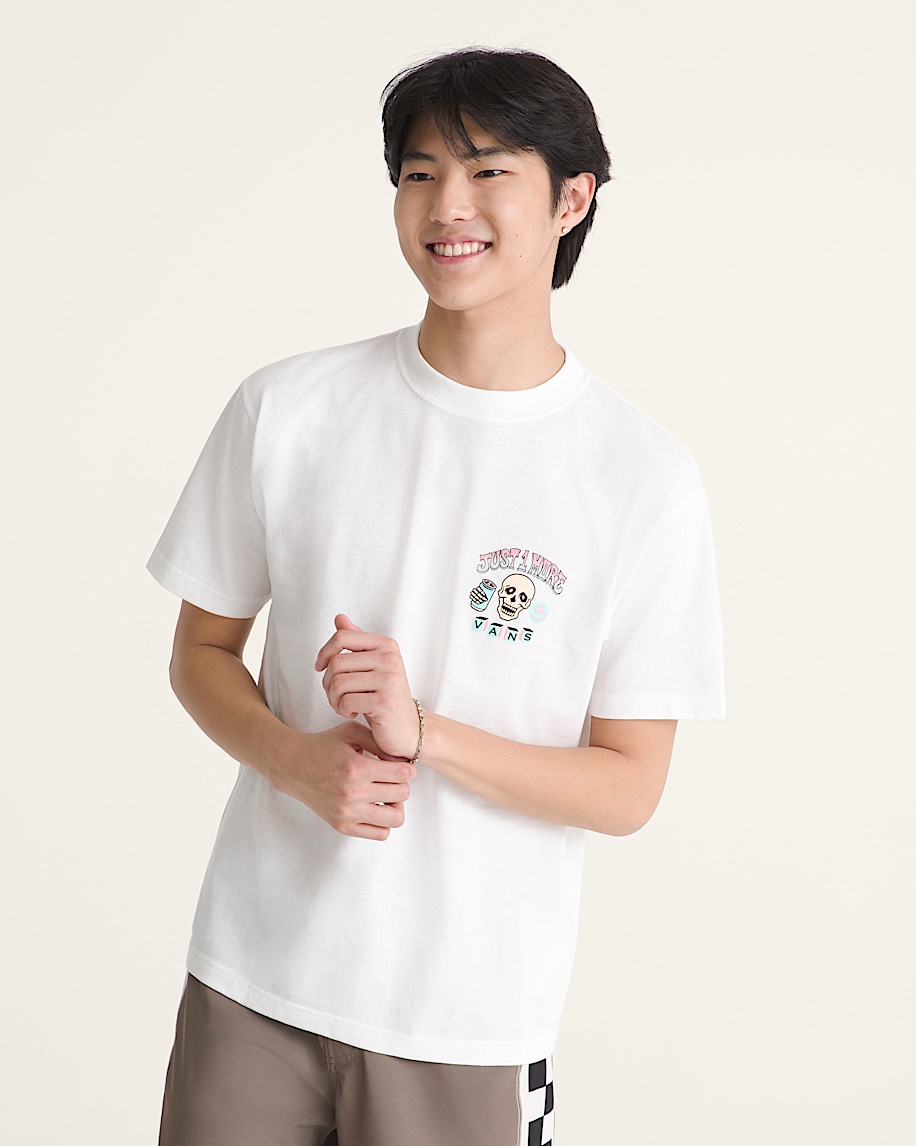Beer Skull TShirt VANS White ALT2