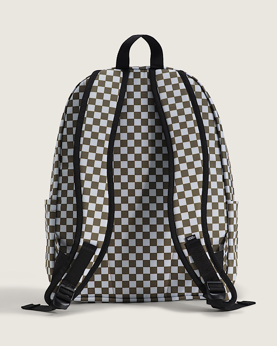 Old Skool Check Backpack VANS Olive Brown ALT6