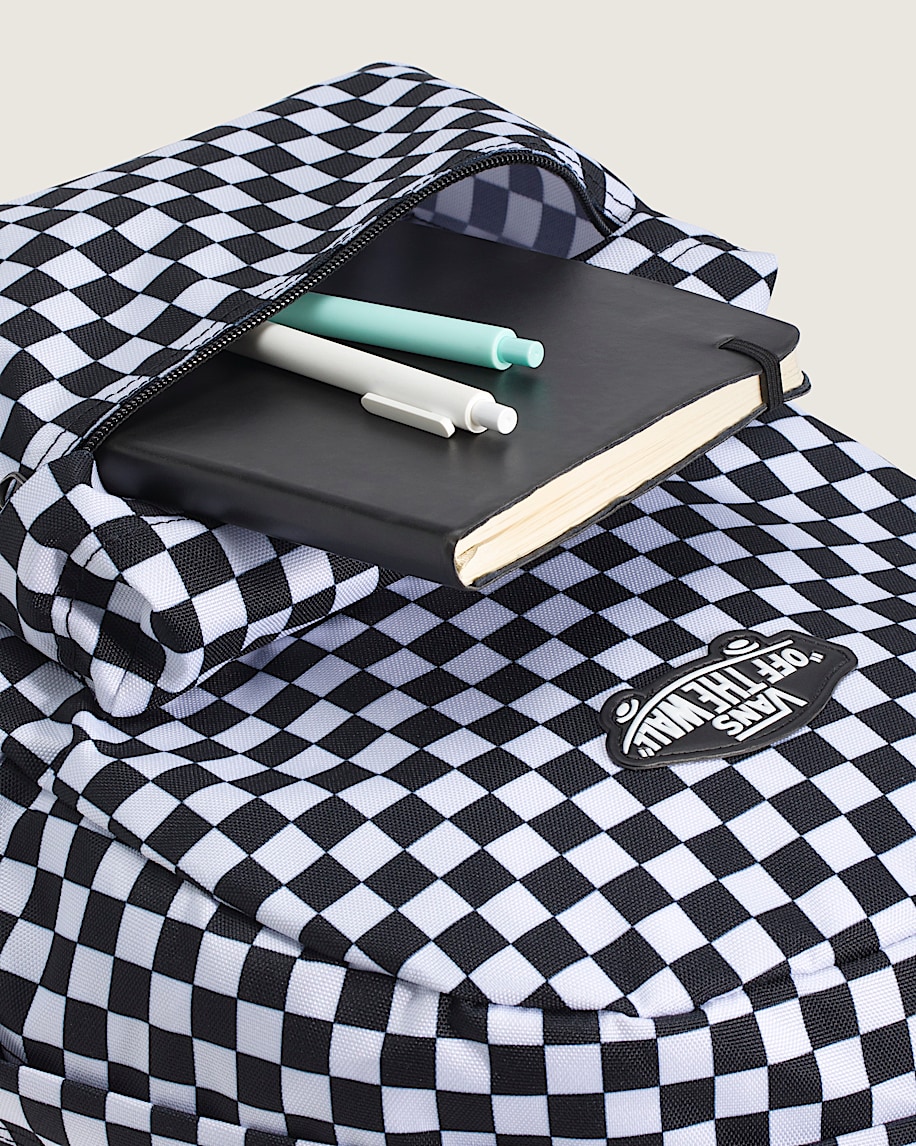 Old Skool Grom Check Backpack VANS Black ALT1
