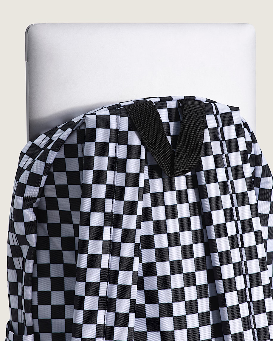 Old Skool Grom Check Backpack VANS Black ALT3