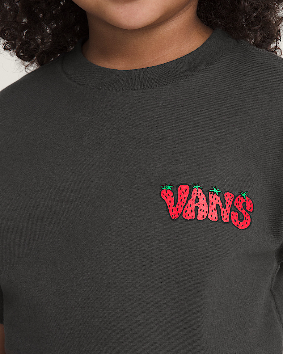 Little Kids Zoe Zoes Fresh Pick TShirt VANS Faded Black ALT4