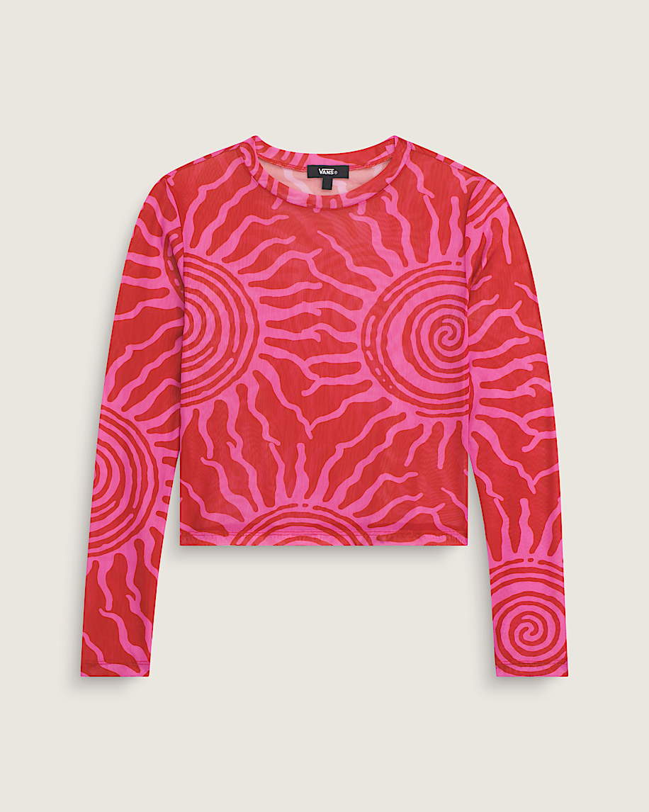 Ludlow Mesh Long Sleeve Top VANS Racing Red HERO