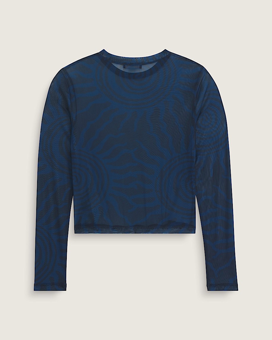 Ludlow Mesh Long Sleeve Top VANS Parisian Night Blue ALT1