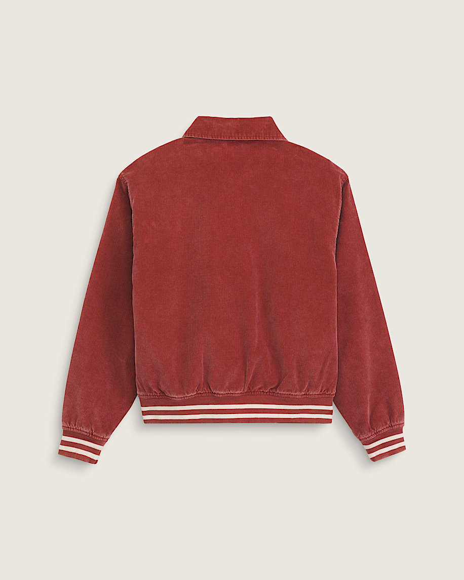 Milliken Varsity Jacket VANS Poppy Ember Red ALT1