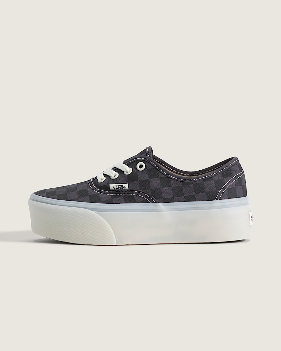 Authentic Platform Shoe VANS Charcoal  Black HERO