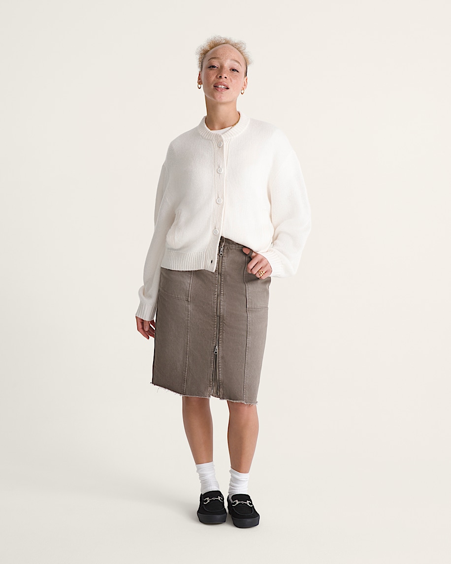 Denim Midi Skirt VANS Walnut ALT3
