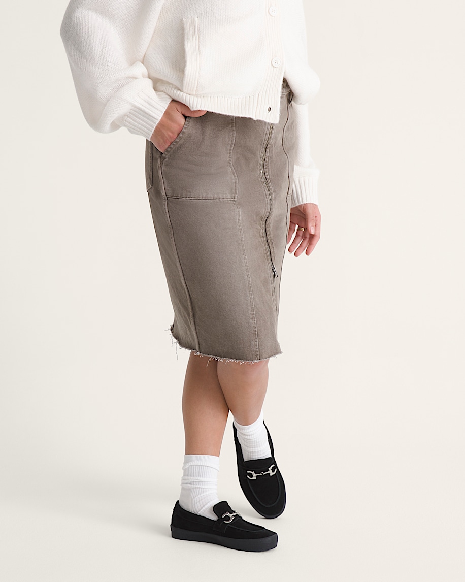 Denim Midi Skirt VANS Walnut ALT5