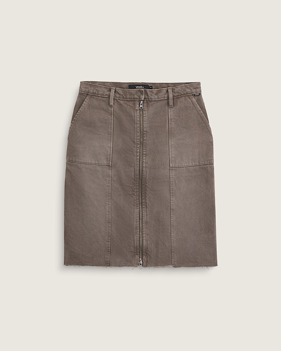 Denim Midi Skirt VANS Walnut HERO
