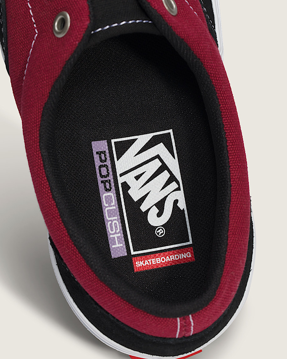 Skate Era Shoe VANS Black  Dark Red ALT4