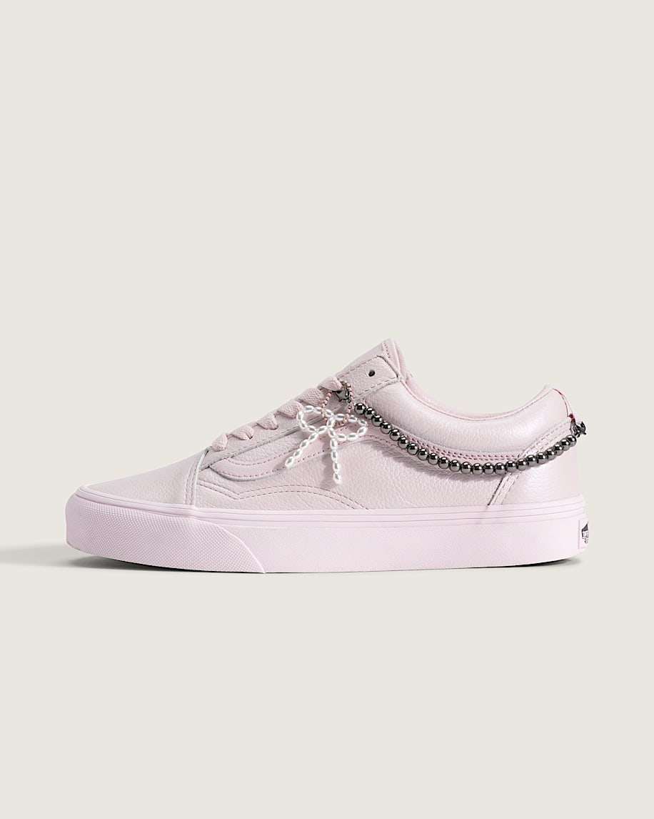 Old Skool Shoe VANS Pale Petal Pink  White HERO