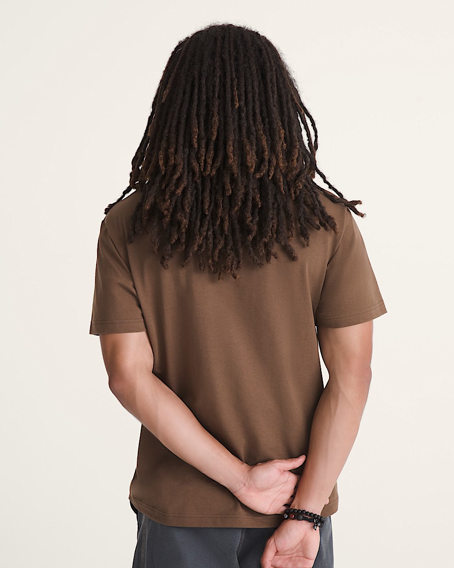 New Left Chest TShirt VANS Vintage Cocoa Brown ALT3