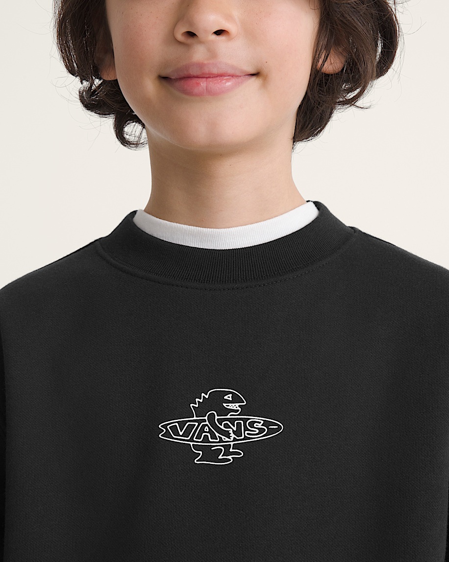 Kids Food Spot Crew Pullover VANS Black ALT4
