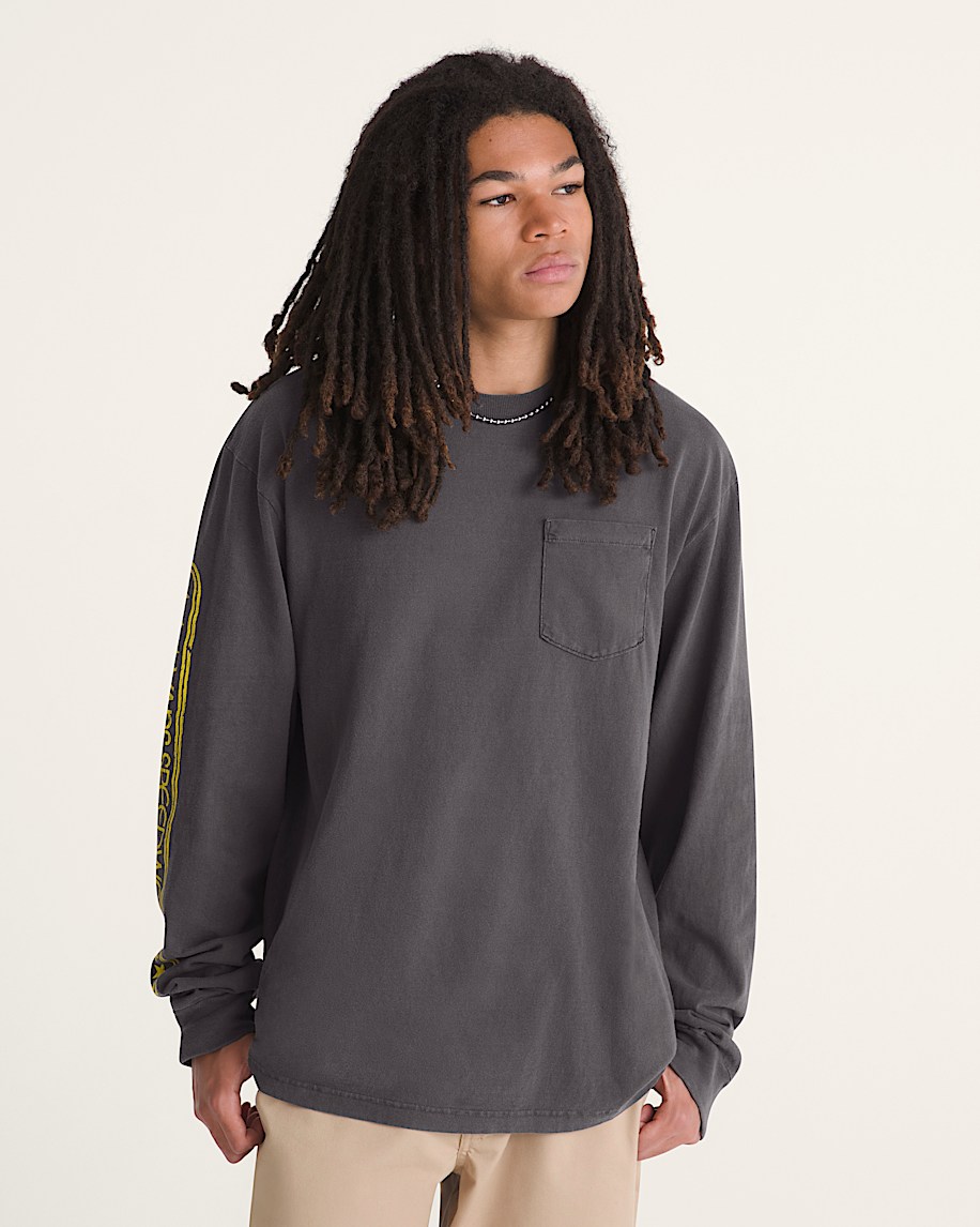 Vans Speedway Long Sleeve TShirt VANS Faded Black ALT2
