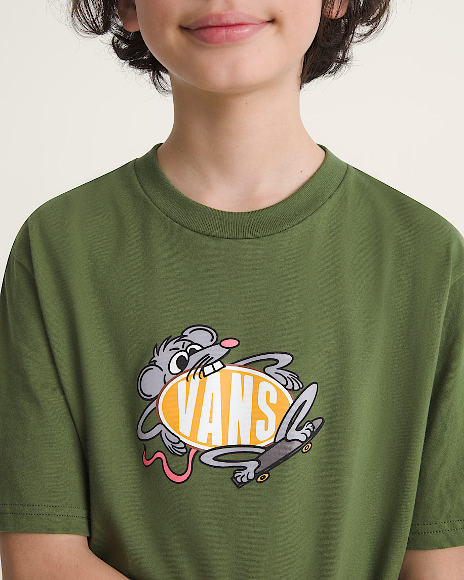 Kids Rad Rodent TShirt VANS Green Balsam ALT4
