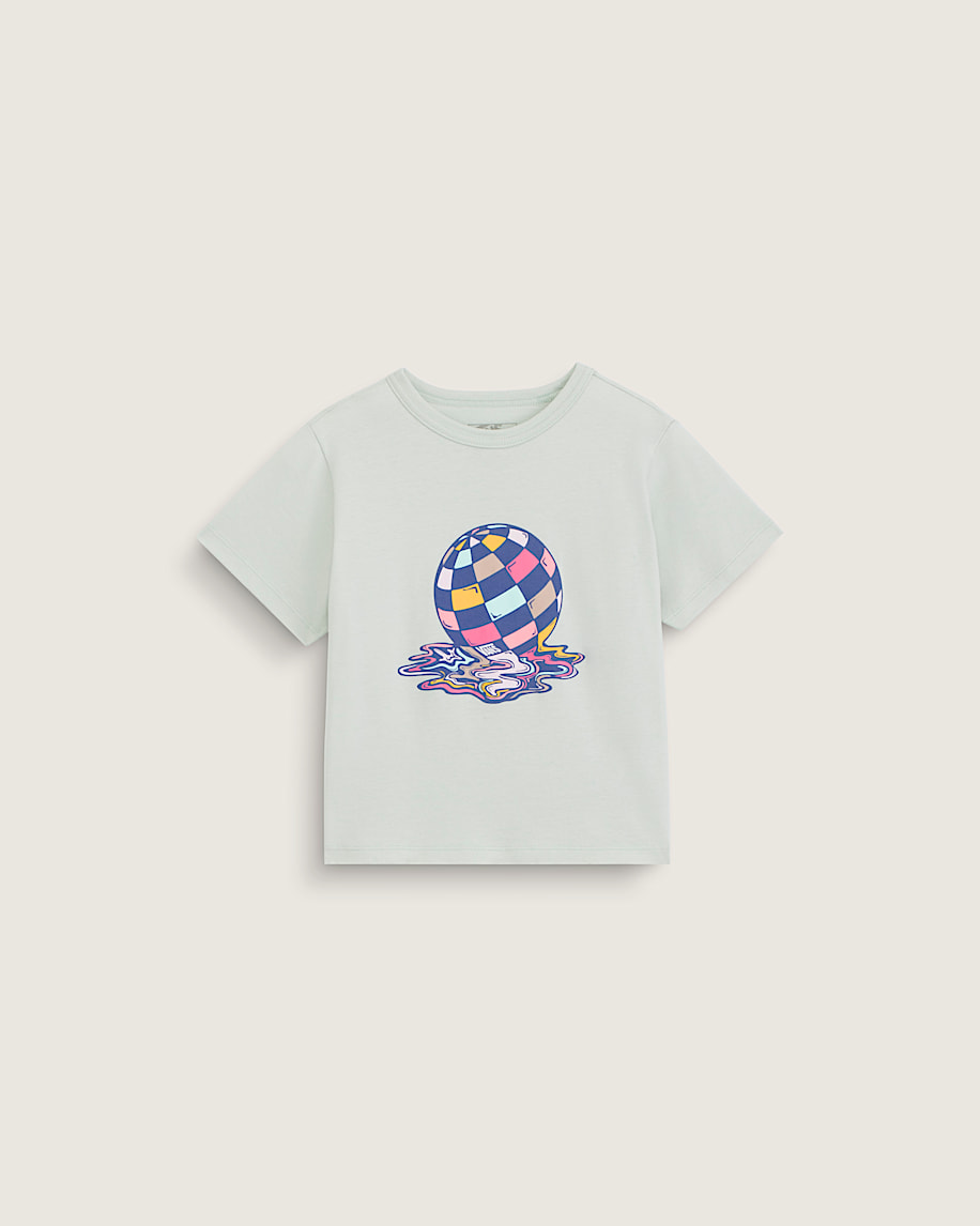 Kids Disco Melt TShirt VANS Dusty Mint Green HERO