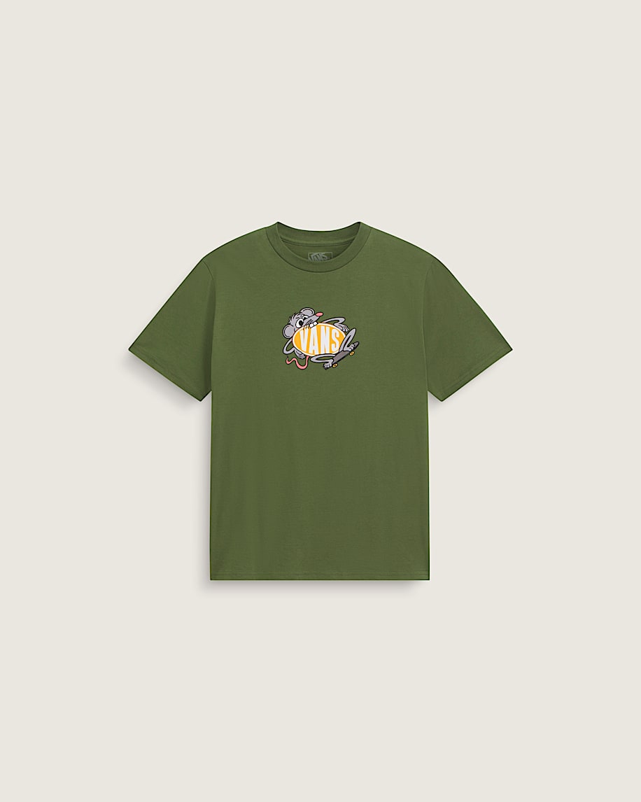 Kids Rad Rodent TShirt VANS Green Balsam HERO