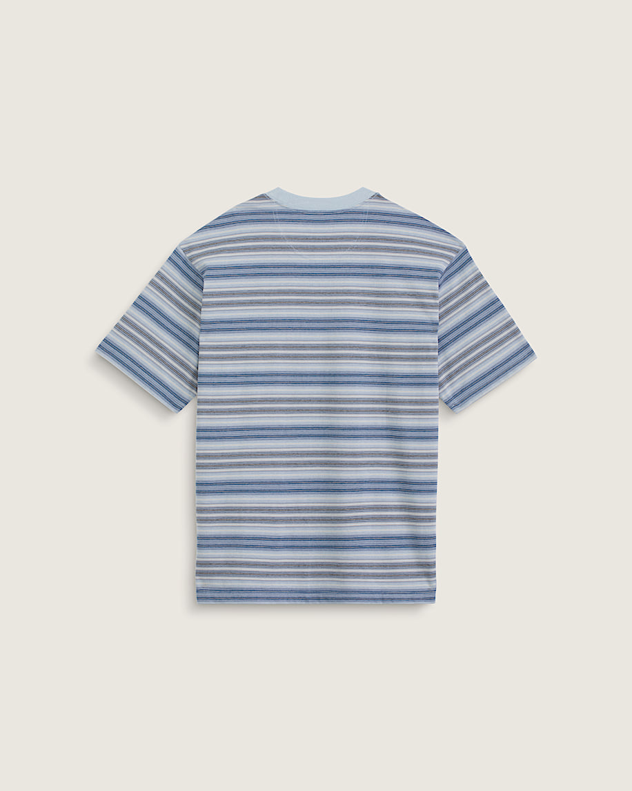 Ringer Striped Knit Shirt VANS Soft Slate Blue ALT1