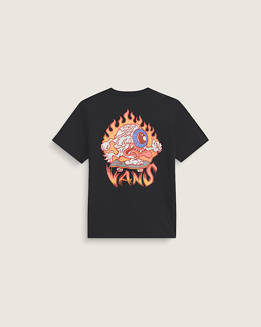 Kids Eye Skate Glow In The Dark TShirt VANS Black HERO