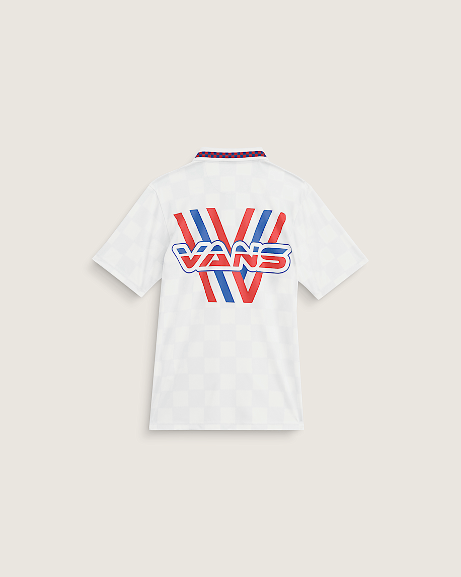 Kids Derby Soccer Jersey VANS White ALT2