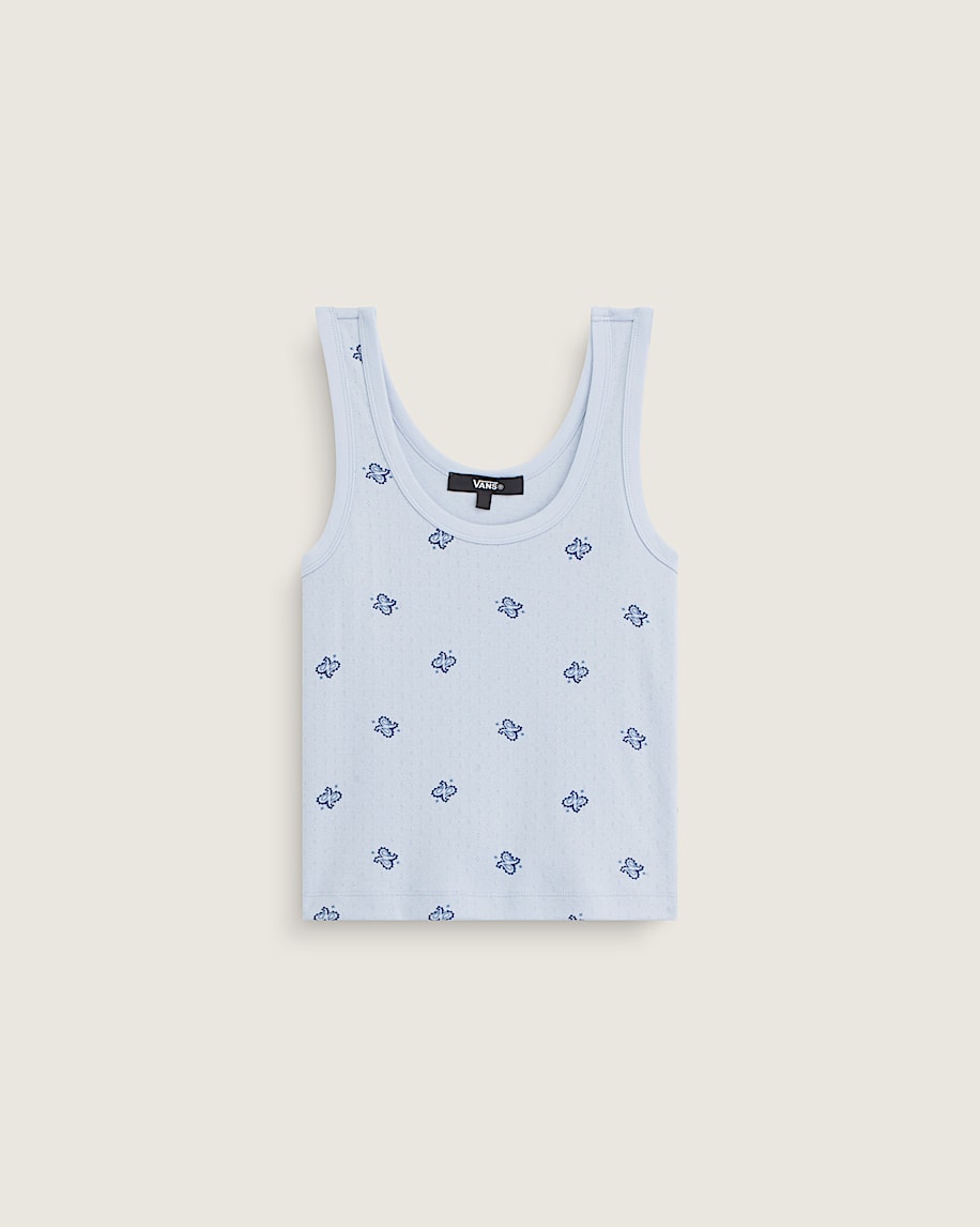 Lilly Printed Tank VANS Soft Slate Blue HERO