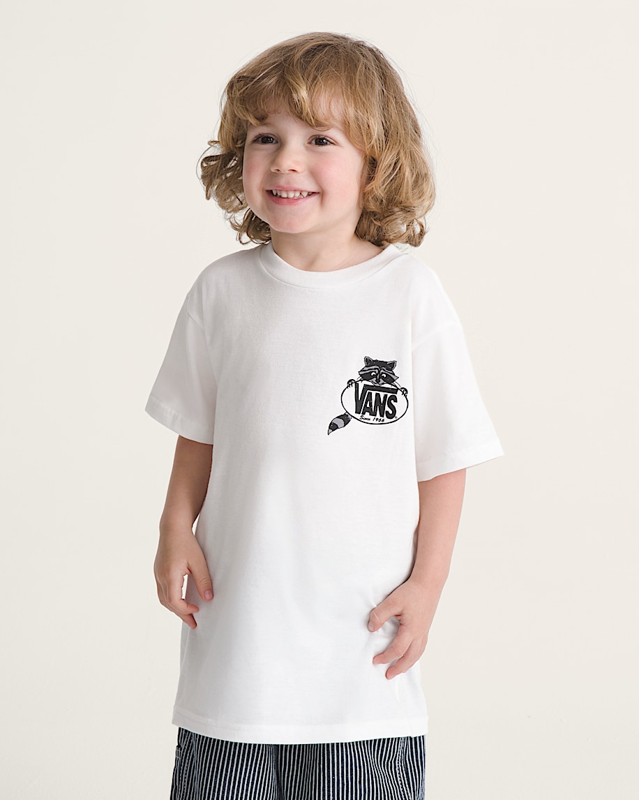 Little Kids Dumpster Raccoon TShirt VANS White ALT2