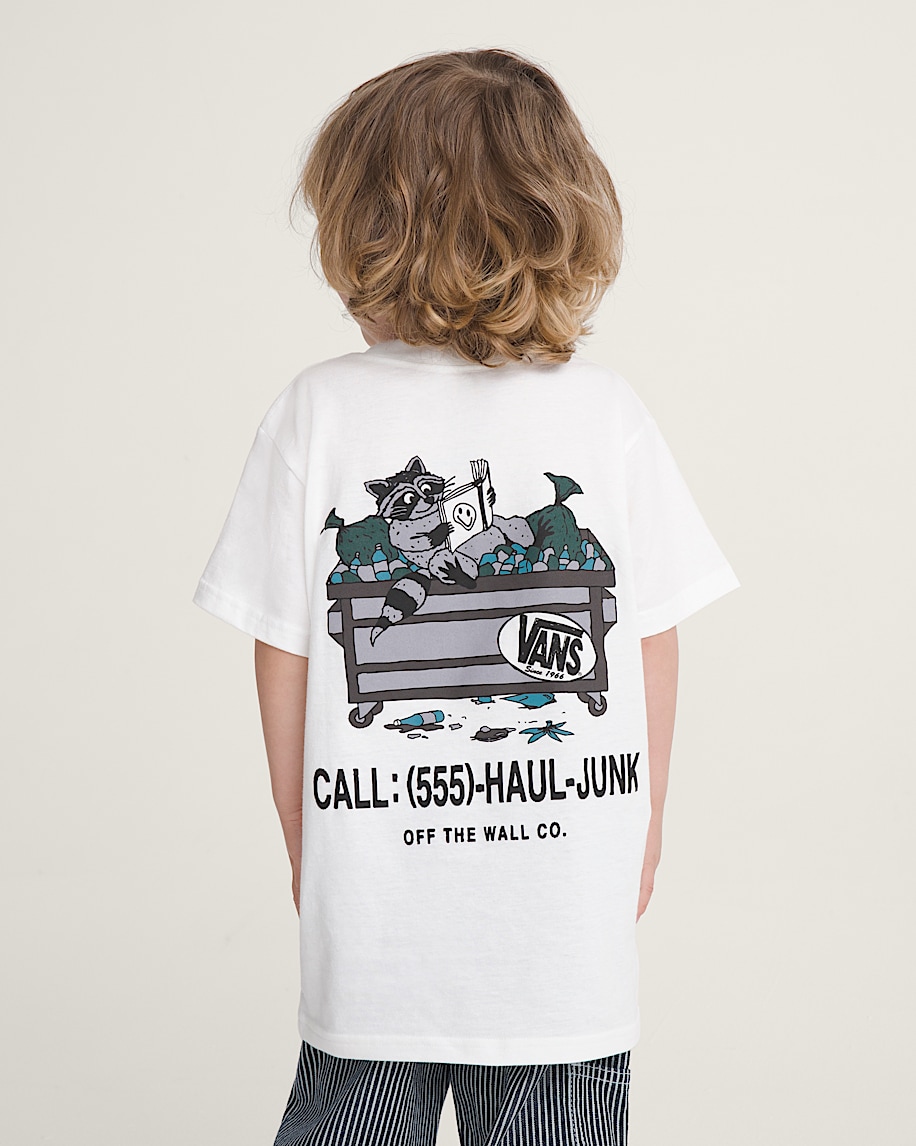 Little Kids Dumpster Raccoon TShirt VANS White ALT3